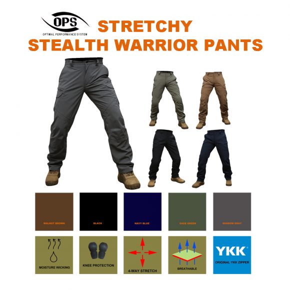 STRETCHY STEALTH WARRIOR PANTS - UR-TACTICAL